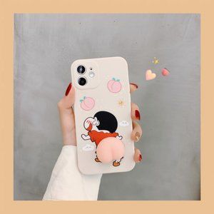 Apple 12pro White Crayon Shin-Chan Pinches Ass